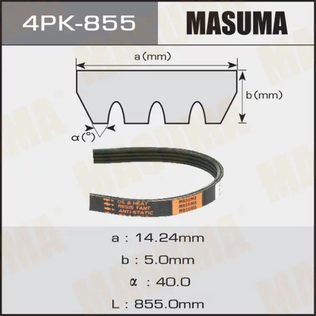 Ремень 4PK855 MASUMA