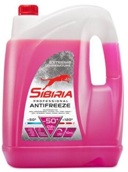 Антифриз Sibiria красный 10кг G12 (-50)