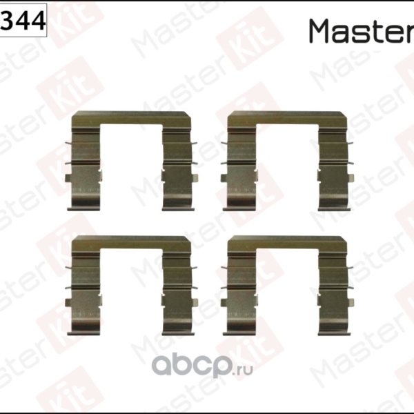 Р/к тормозных колодок MASTERKIT установочный