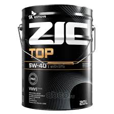 Масло моторное ZIC TOP 5W40 20 л 192682