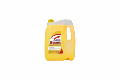 Антифриз Sibiria желтый 10кг G12+ (-40) QR