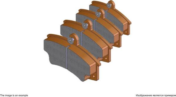 Колодки тормозные дисковые Masuma MSU0181 передние