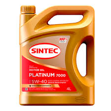Масло Sintec Платинум 7000 5W40 A3/B4, SN/CF 4л QR