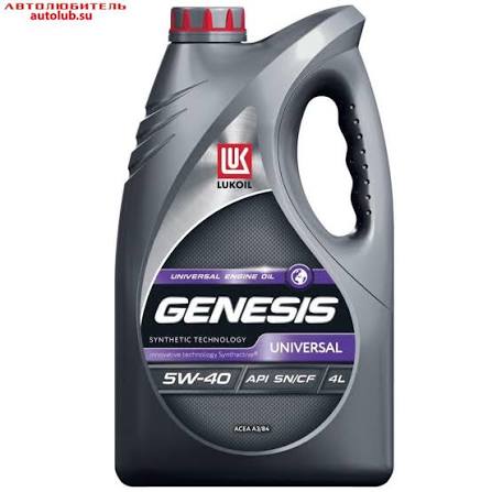 Масло Лукойл Genesis Universal 5W40 4л QR