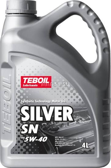 Масло Teboil Silver SN 5W40 4л QR