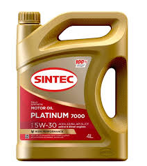 Масло Sintec платинум 7000 5W30 SL/CF,A3/B4 4л QR синт