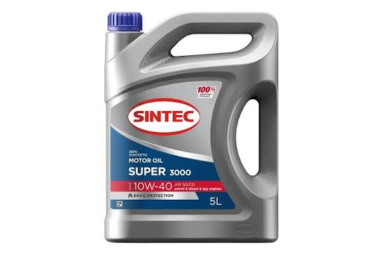 Масло Sintec Супер 3000 10W40 20л SG/CD п/с QR