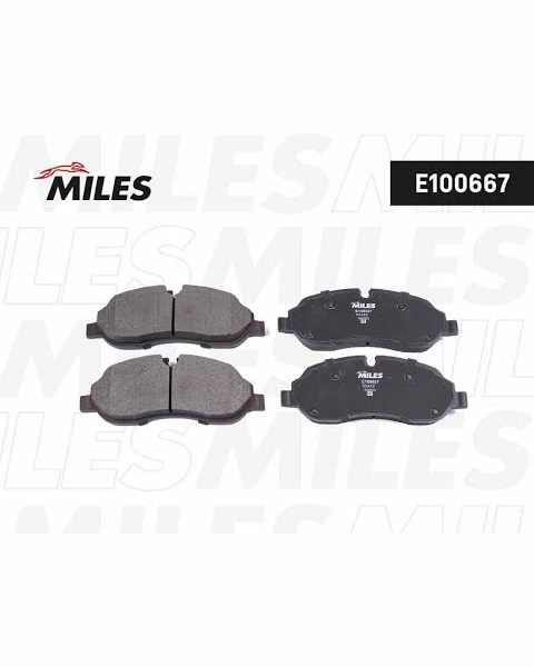 Колодки тормозные передние MILES дисковые Semi-Metallic