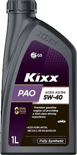 Масло KIXX PAO 5W40 SN/CF A3/B4 синт 1л QR