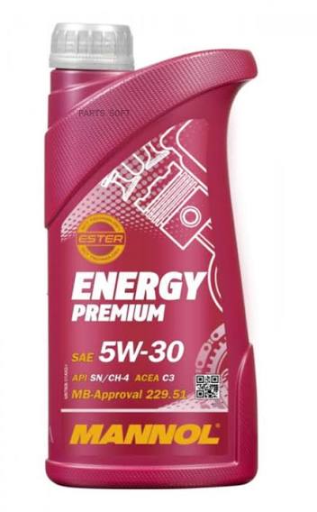 Масло Mannol Energy PREMIUM 5W30 1л SN C3 QR