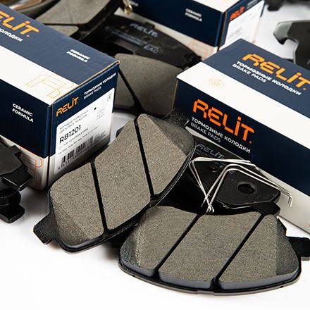 Колодки тормозные передние RELIT RB1502 дисковые керамические